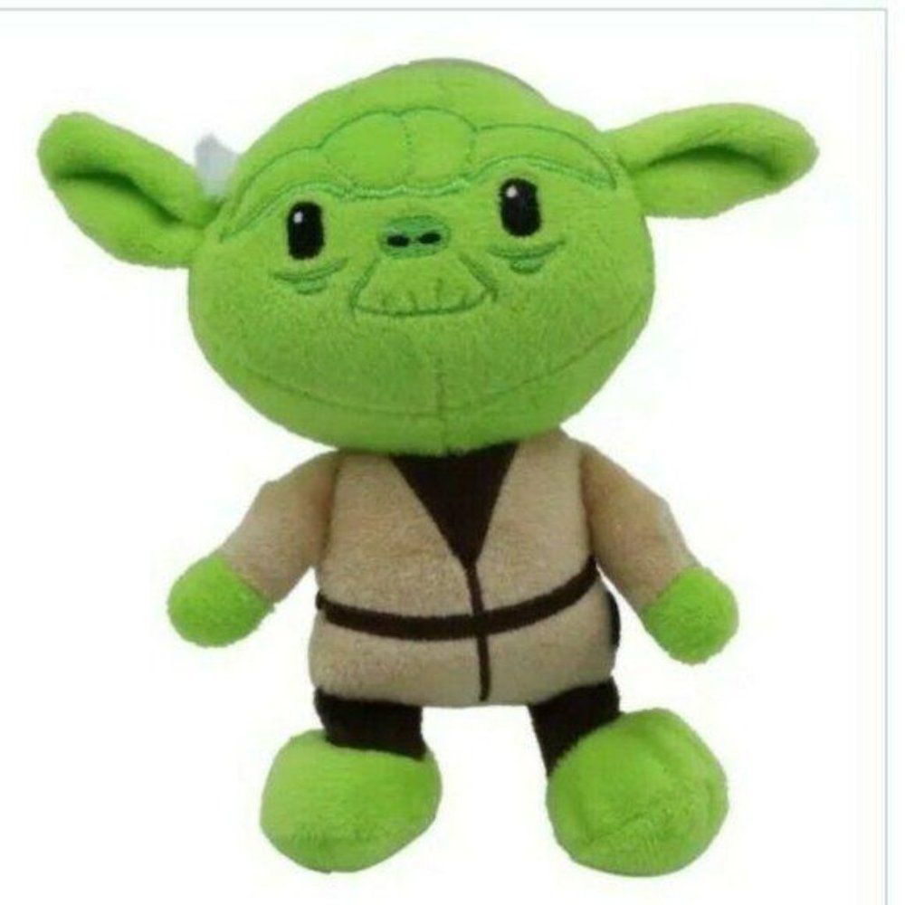 Fetch for Pets Yoda Plush Figure Squeaker Dog Toy,